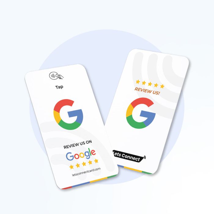 NFC Google Review Cards – Tap & QR Code Rating Card