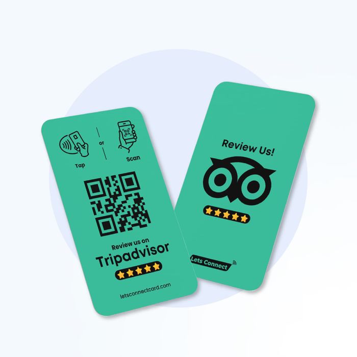 Trustpilot Review Card with NFC & QR code