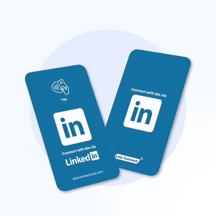 LinkedIn Business Card with NFC & QR Code