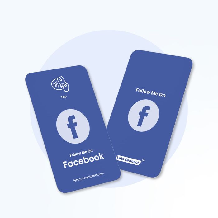 Facebook Business Card with NFC QR Code