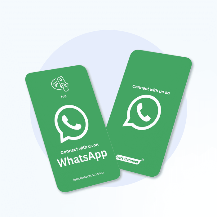 Whatsapp Business Card with NFC QR Code