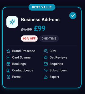 Online Business Card With CRM, Analytics & Lead Capture