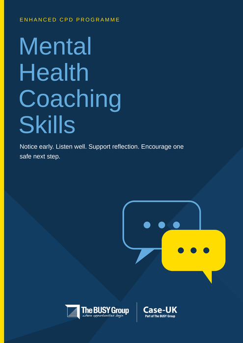 Mental Health Coaching Skills: Enhanced CPD Programme