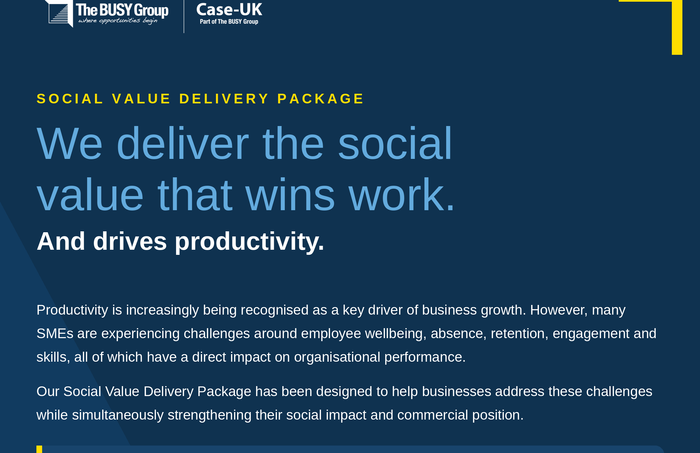 Social Value Delivery Partner Offer