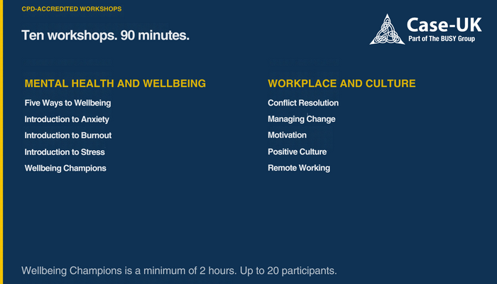 CPD-Accredited Workshops