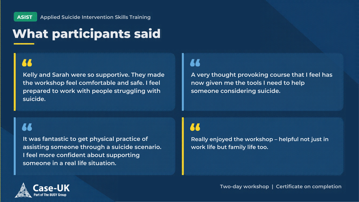 ASIST: Applied Suicide Intervention Skills Training