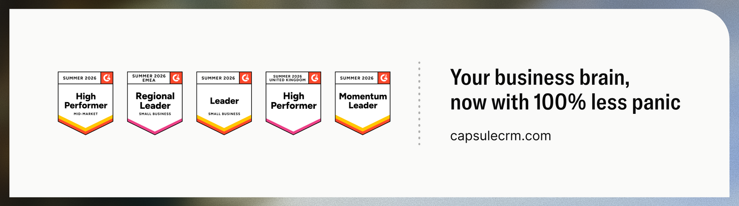 Cover image - Capsule CRM