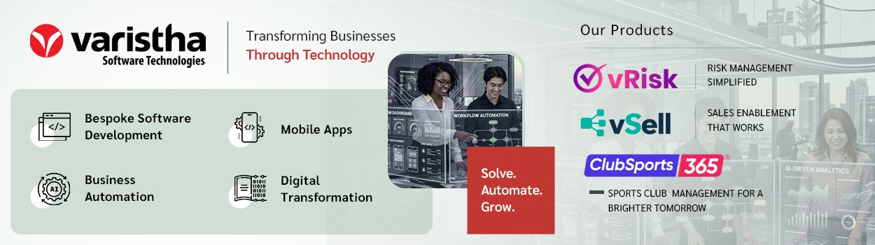 Cover image - Varistha Software Solutions
