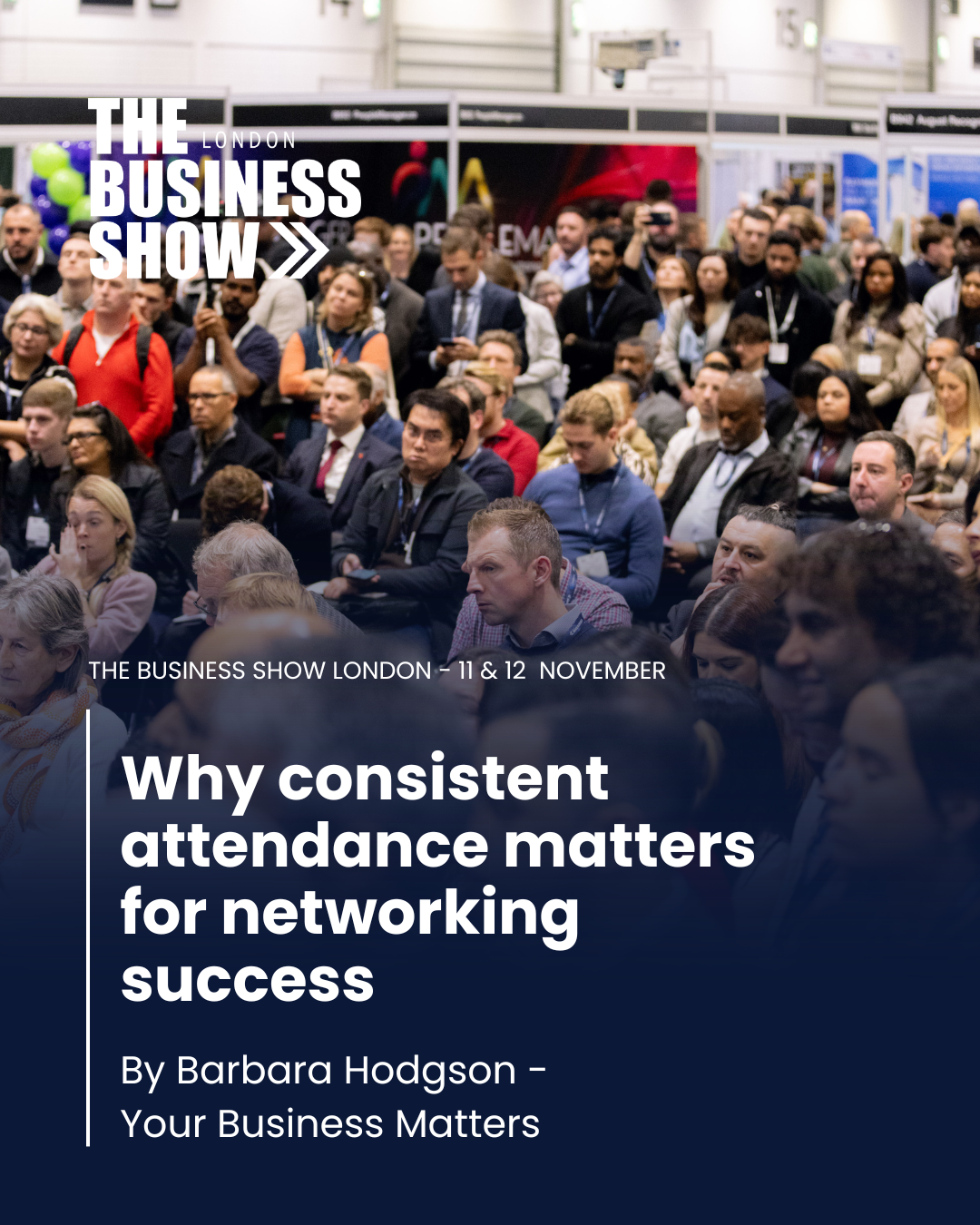 Why consistent attendance matters for networking success