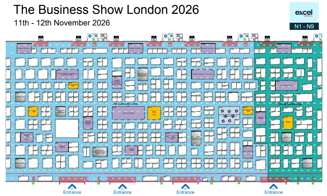 Floorplan for Going Global Live