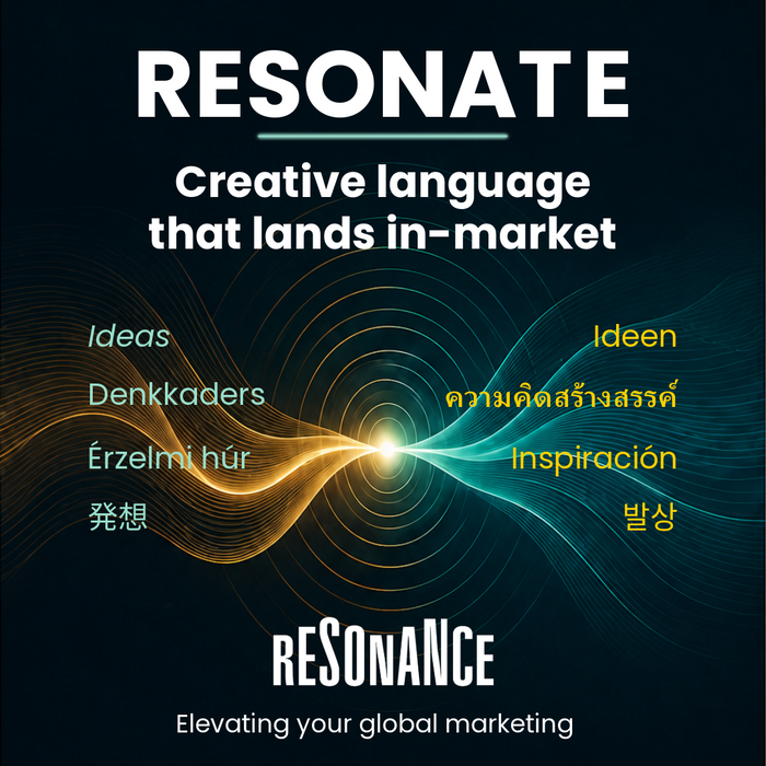 Resonate: Transcreation & In-Market Creative Language