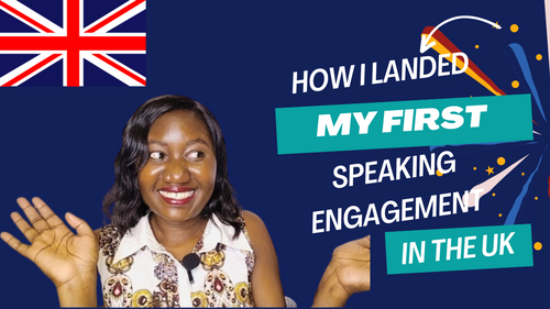 How I landed my first speaking engagement in the UK