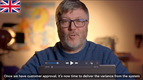 Multi-language training video with Lip-sync