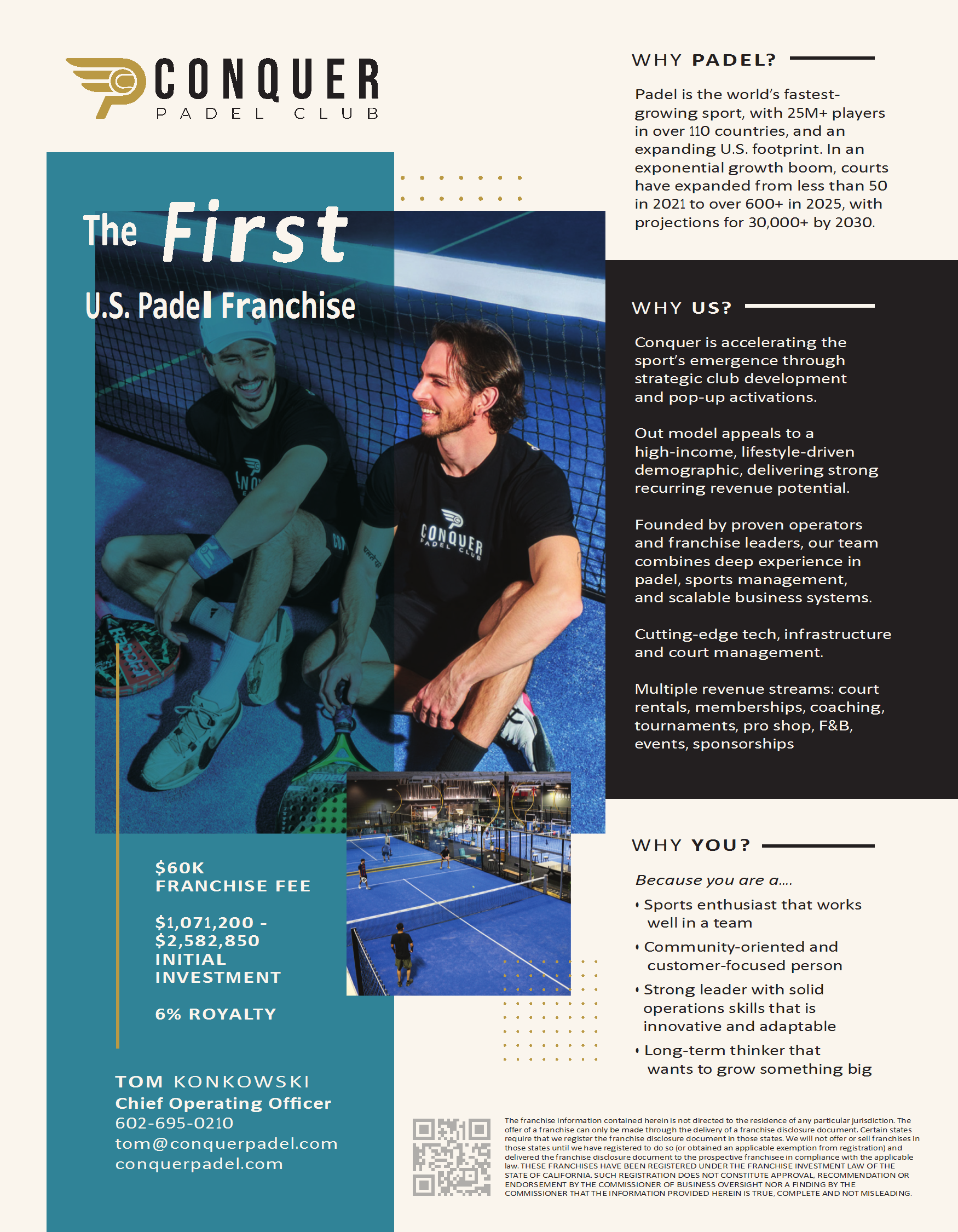 Conquer Padel Franchise