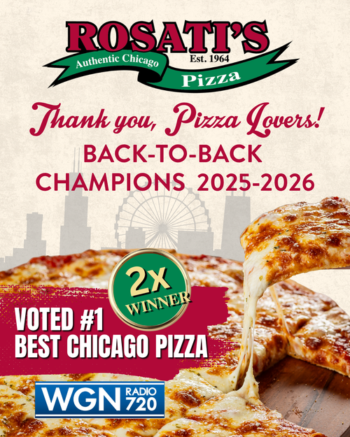 Rosati's Pizza Voted #1 Best Chicago Pizza