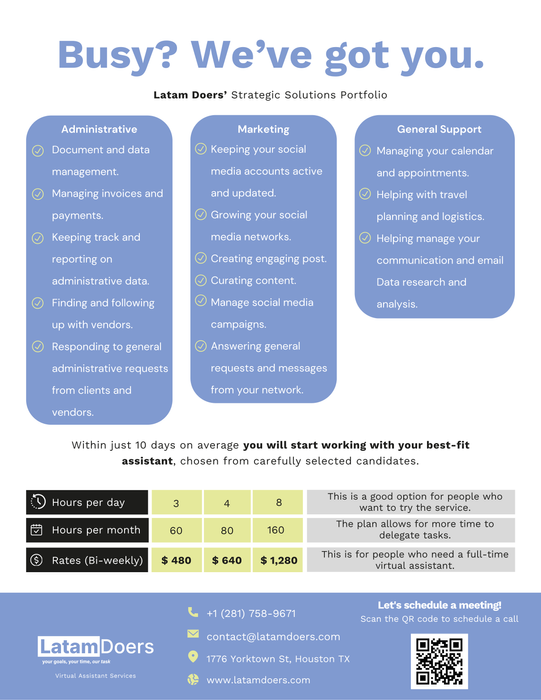 LatamDoers - Virtual Assistant Services