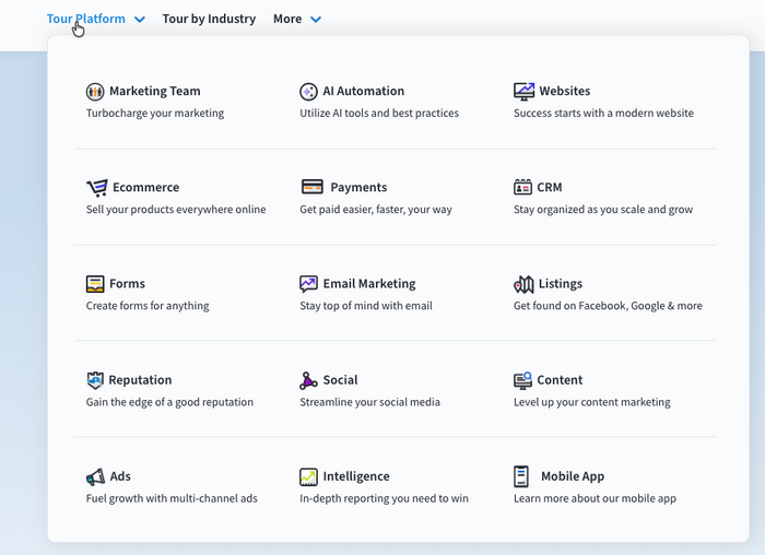 Multi-location marketing platform