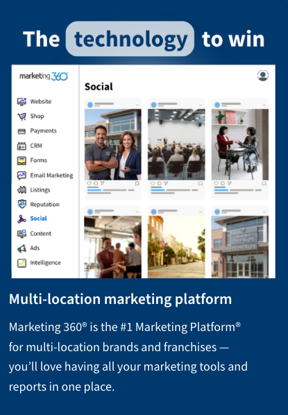 Multi-location marketing platform