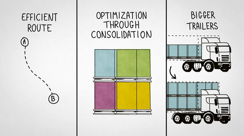 Consolidations and End to End supply chain efficiencies