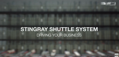 Stingray - powerful shuttle system for totes, cartons and hanging goods