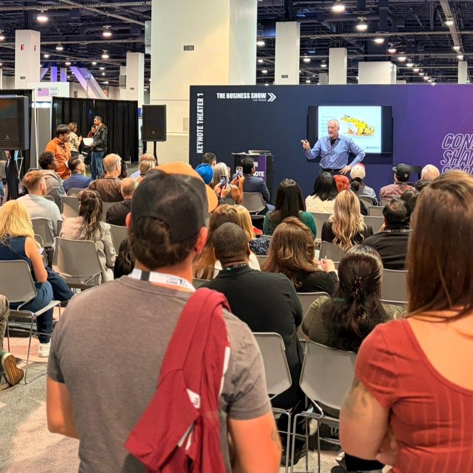 The Business Show seminar with audience.