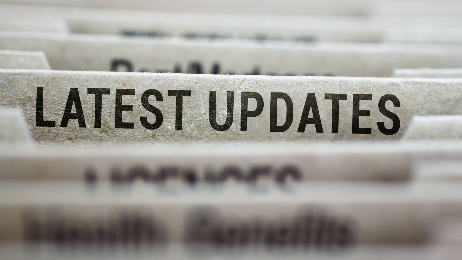 A series of files, one of which says latest updates