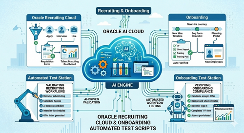 Oracle Recruiting Cloud and Onboarding Automated Test Scripts