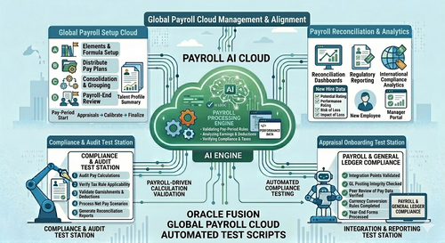 Oracle Fusion Global Payroll Cloud Automated Test Scripts