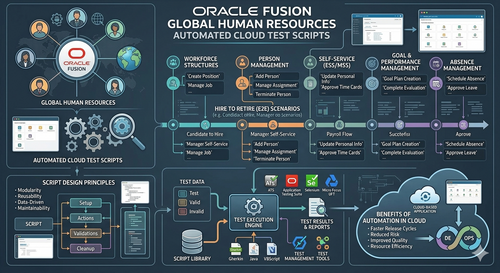 Oracle Fusion Global Human Resources Automated Cloud Test Scripts