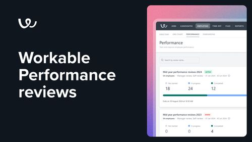 Performance Reviews Made Simple with Workable