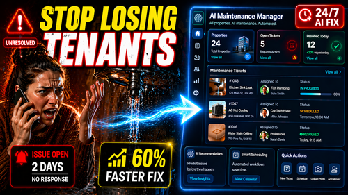AI Maintenance Management for Real Estate | Automate Tenant Requests & Save $5000+
