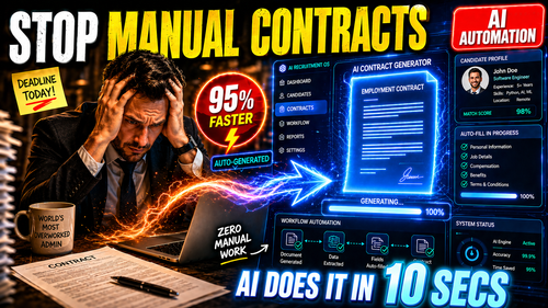 AI Contract Creation Workflow Explained | Generate & Send Documents in Seconds