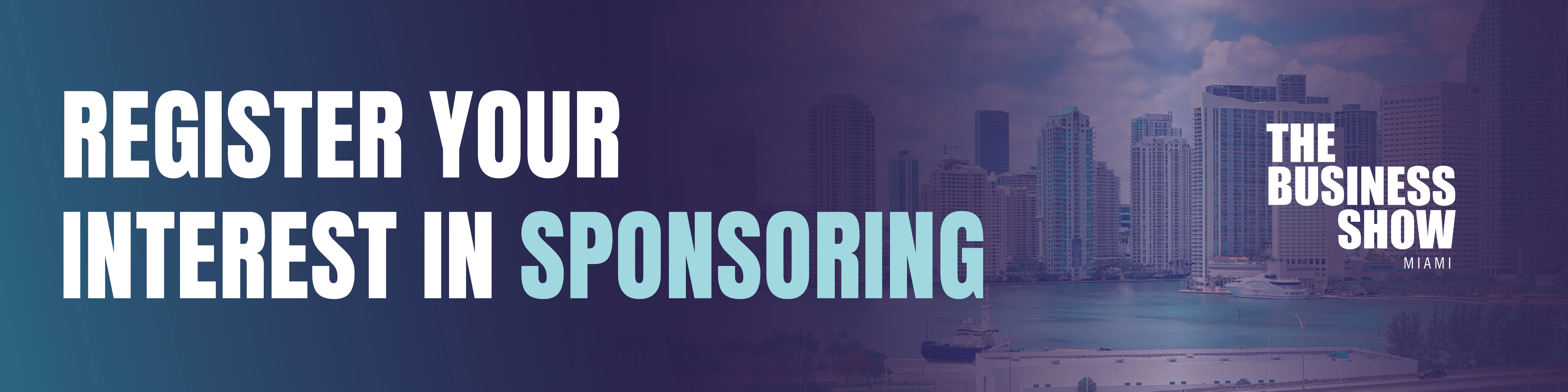 Register your Interest in sposorship