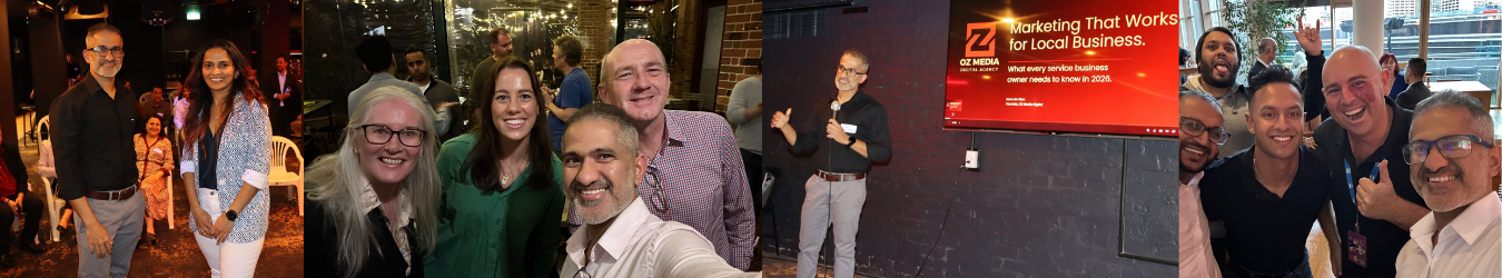 Isuru de Silva Founder of OZ Media Digital amongst business community
