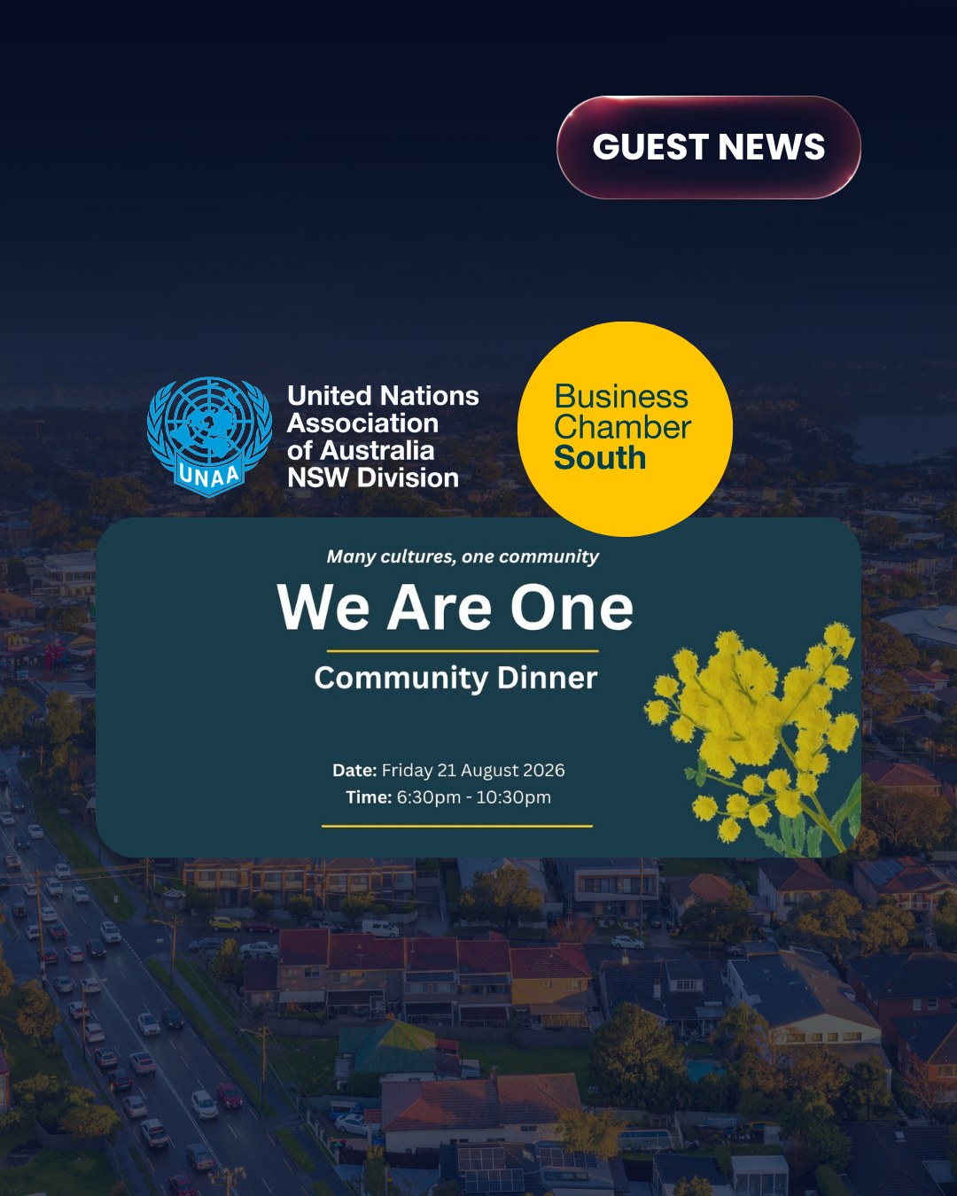We Are One Community Dinner