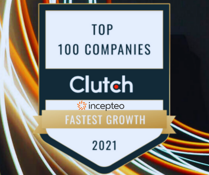 Incepteo Hailed as Clutch Top 100 Agency for Fast Growth