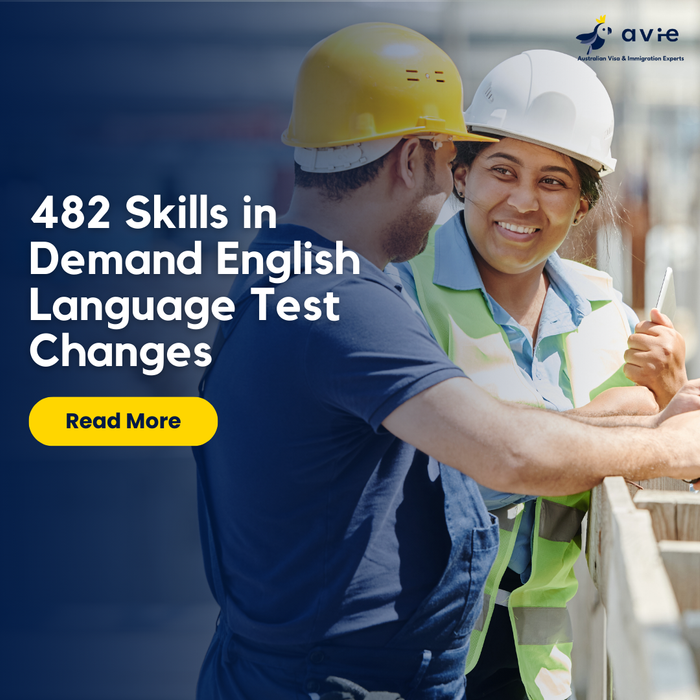 482 Skills in Demand English Language Test Changes