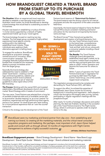 How BrandQuest Created A Travel Brand From Start-Up To Its Purchase By A Global Travel Behemoth