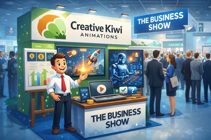 Creative Kiwi Animations Exhibiting at The Business Show