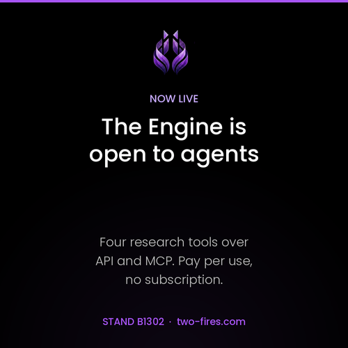 Two Fires opens its research engine to AI agents over API and MCP