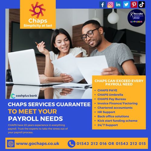 CHAPS Payroll & Invoice funding services
