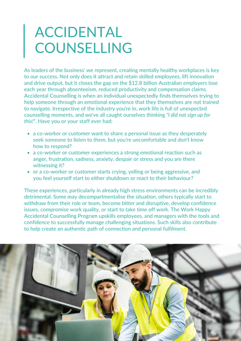 Accidental Counselling Training