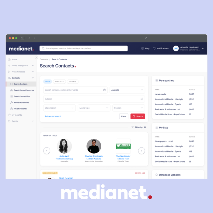 Media Outreach | Media Contacts Database