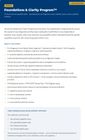 The Foundations & Clarity Program