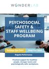 Psychosocial Safety & Staff Wellbeing Program