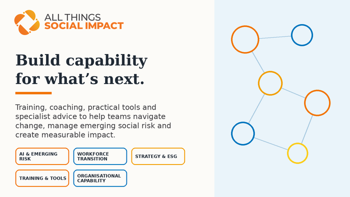Social Impact Advisory, Strategy & Capability Building