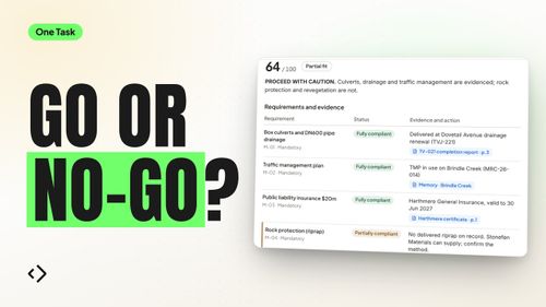 Bid / No-Bid Assessment