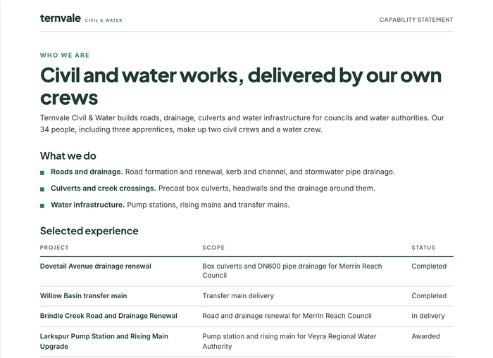 Company Knowledge & Evidence Library