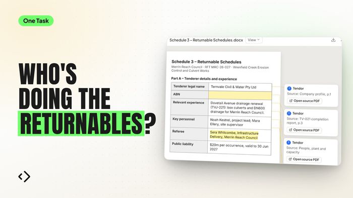Response Drafting & Returnable Schedules