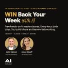 Win Back Your Week with AI: Free Hands-On Masterclasses